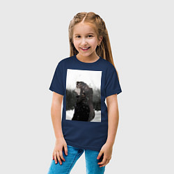 Футболка хлопковая детская Башня Бога Баам, цвет: тёмно-синий — фото 2