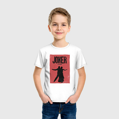 Детская футболка Джокер - Безумие на двоих / Белый – фото 3