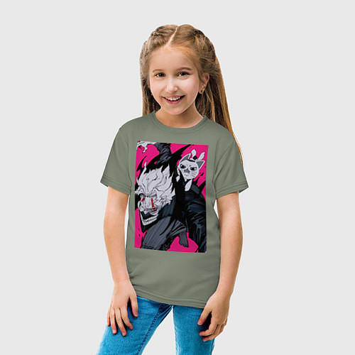 Детская футболка Дандадан Кэн Такакура / Авокадо – фото 4