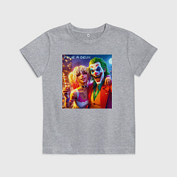 Футболка хлопковая детская Folie a deuxs - pixel art, цвет: меланж