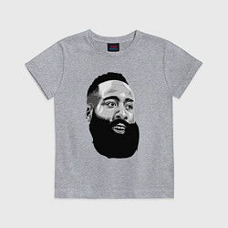 Футболка хлопковая детская James Harden, цвет: меланж
