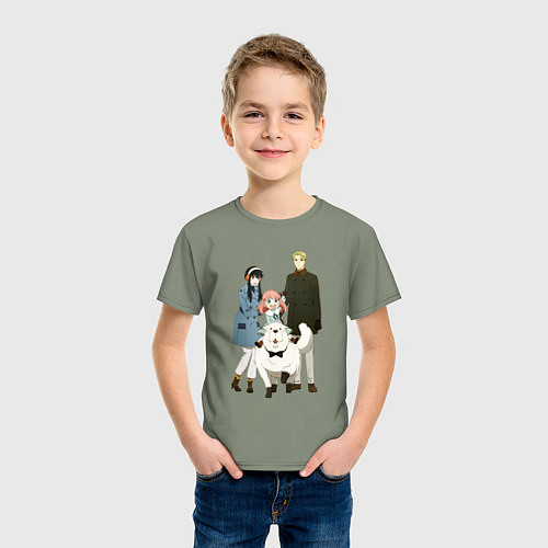 Детская футболка Семья шпиона вместе / Авокадо – фото 3