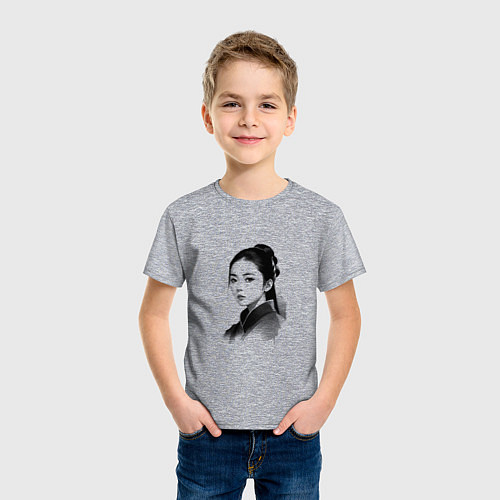 Детская футболка Восточная девушка / Меланж – фото 3