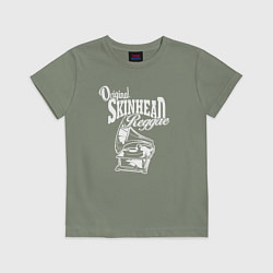 Футболка хлопковая детская Skinhead reggae, цвет: авокадо