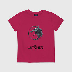 Футболка хлопковая детская The witcher ciri, цвет: маджента