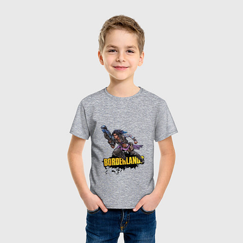 Детская футболка Borderlands Гонка вооружений / Меланж – фото 3