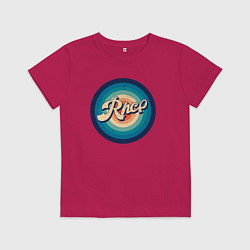 Футболка хлопковая детская RHCP music, цвет: маджента