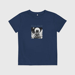 Футболка хлопковая детская Galactic gambit, цвет: тёмно-синий