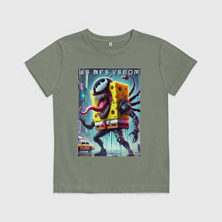 Футболка хлопковая детская Bob-Venom - cyberpunk, цвет: авокадо
