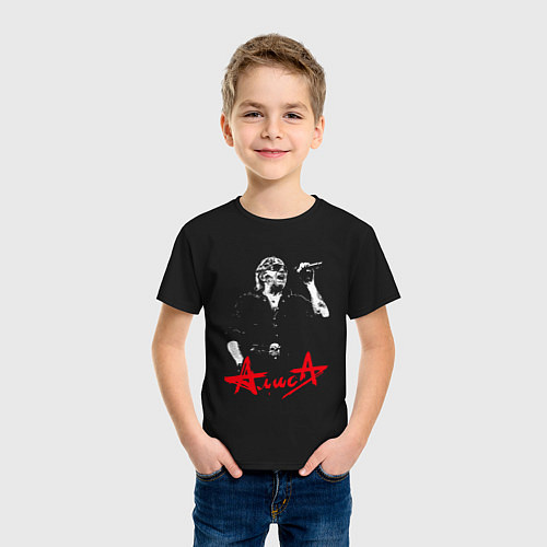 Детская футболка Алиса Кинчев / Черный – фото 3