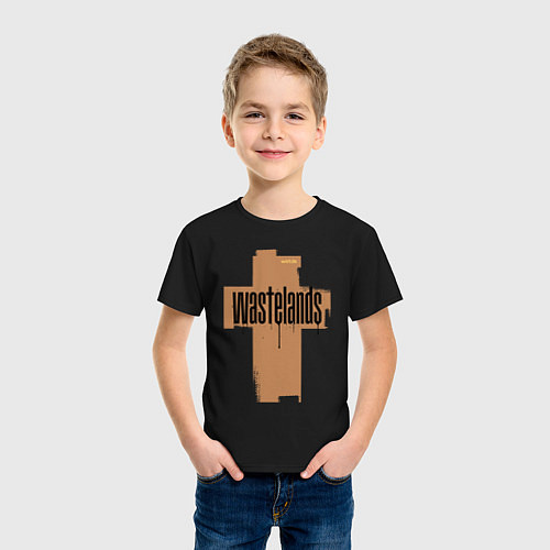 Детская футболка The rusty cross / Черный – фото 3