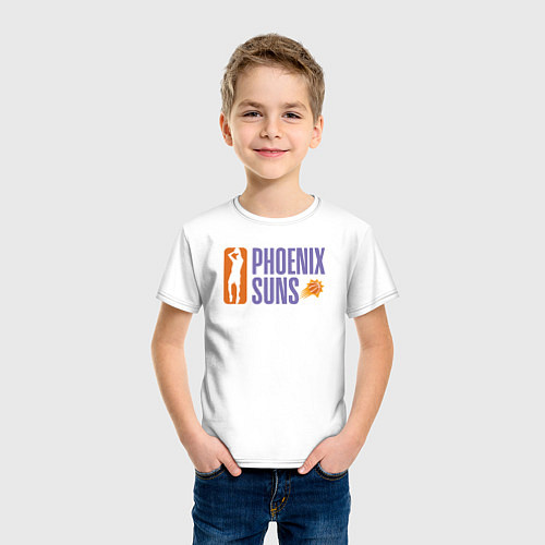 Детская футболка Phoenix Suns play / Белый – фото 3