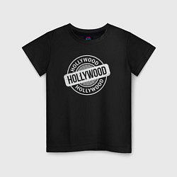 Футболка хлопковая детская Hollywood, цвет: черный