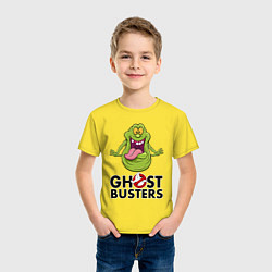Футболка хлопковая детская Ghostbusters - slimmer, цвет: желтый — фото 2
