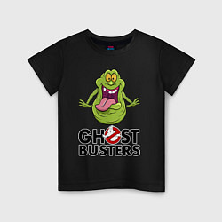Футболка хлопковая детская Ghostbusters - slimmer, цвет: черный