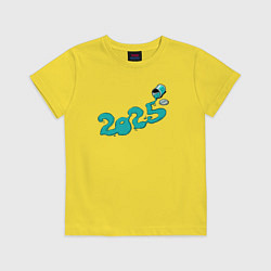 Футболка хлопковая детская Art 2025, цвет: желтый