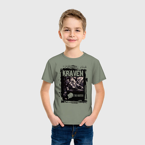 Детская футболка Крайвен охотник / Авокадо – фото 3