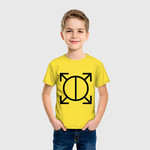 Детская футболка Джаред Лето Татуировка / Желтый – фото 3