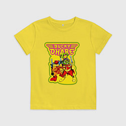 Футболка хлопковая детская Bucky ohare, цвет: желтый