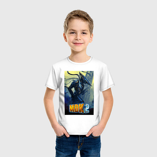 Детская футболка MDK - Kurt / Белый – фото 3
