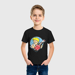 Футболка хлопковая детская Vault Guybrush, цвет: черный — фото 2