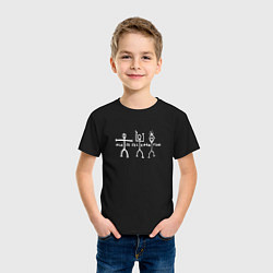 Футболка хлопковая детская Depeche Mode - Black celebration exciter tour, цвет: черный — фото 2