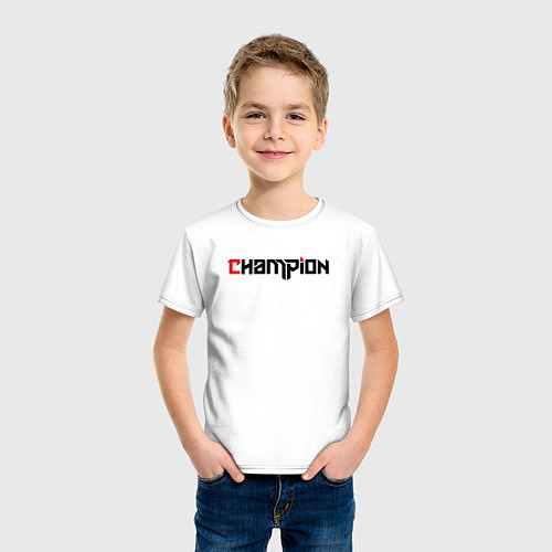 Детская футболка Champion / Белый – фото 3