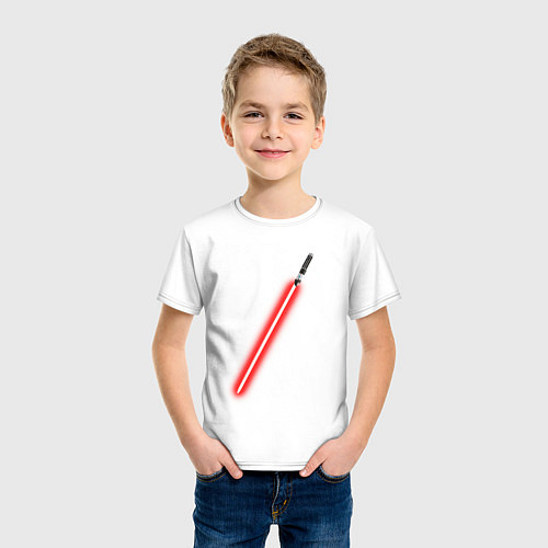 Детская футболка Меч ситха звёздные войны / Белый – фото 3