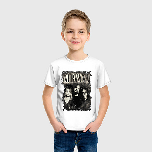 Детская футболка Nirvana foto / Белый – фото 3