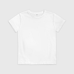 Футболка хлопковая детская MARK II схема, цвет: белый