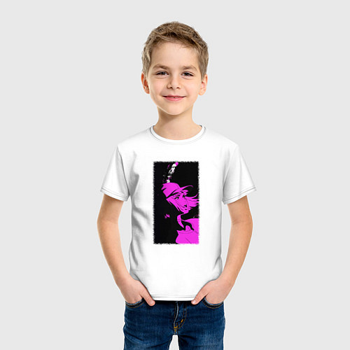 Детская футболка Лазарь аниме Элейна / Белый – фото 3