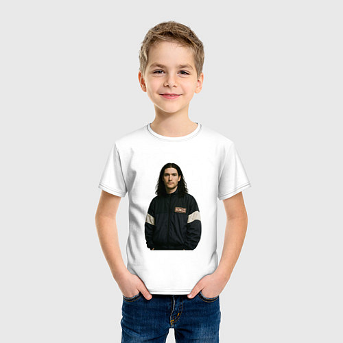 Детская футболка Bones спортивный стиль / Белый – фото 3