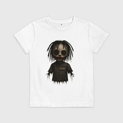 Детская футболка Bones хоррор кукла