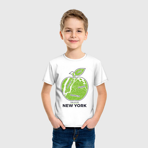 Детская футболка Сity of New York / Белый – фото 3