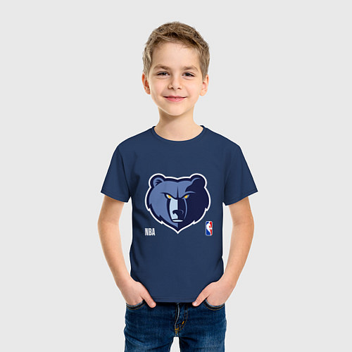 Детская футболка Memphis Grizzlies - basketball / Тёмно-синий – фото 3