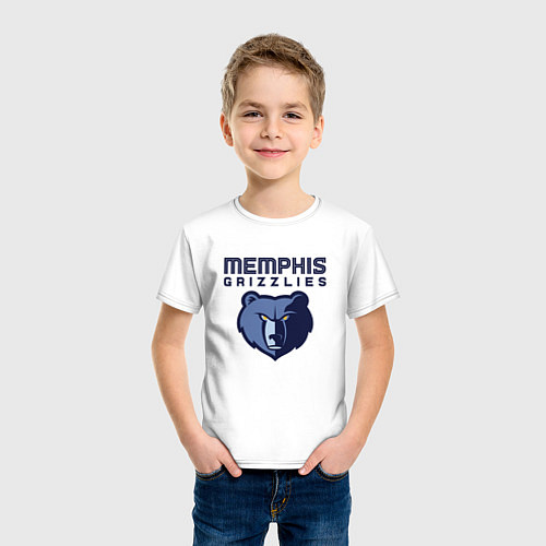 Детская футболка Мемфис Гриззлис - НБА / Белый – фото 3