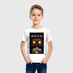 Футболка хлопковая детская Видео-игра, цвет: белый — фото 2