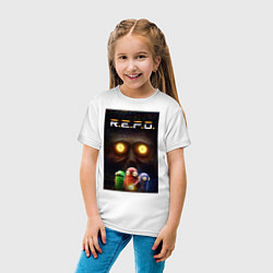 Футболка хлопковая детская Видео-игра, цвет: белый — фото 2