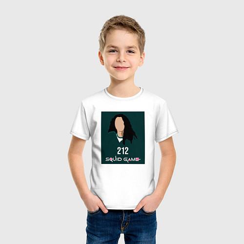 Детская футболка Squid game 212 / Белый – фото 3