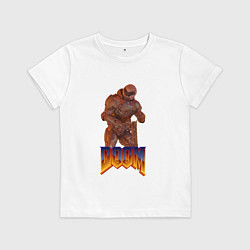 Детская футболка Doom солдат