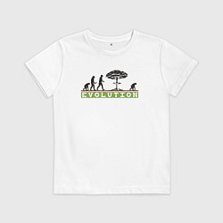Футболка хлопковая детская Boom evolution, цвет: белый