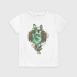 Детская футболка Рука зомби жест V