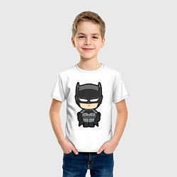 Футболка хлопковая детская Batman baby, цвет: белый — фото 2