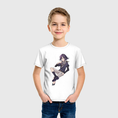 Детская футболка Данганронпа V3 - Кокичи Ома - Цветной / Белый – фото 3