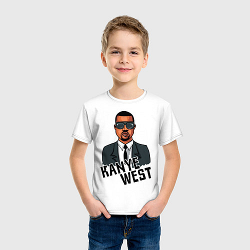 Детская футболка Kanye West / Белый – фото 3