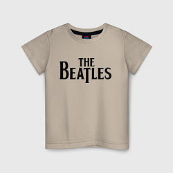Футболка хлопковая детская The Beatles, цвет: миндальный