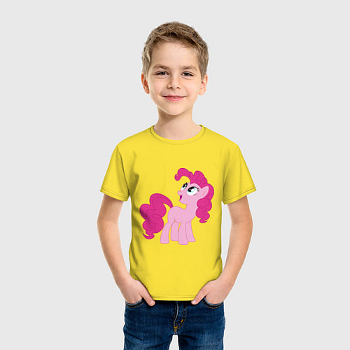 Детская футболка Пони Пинки Пай / Желтый – фото 3