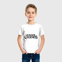 Футболка хлопковая детская League of legends, цвет: белый — фото 2