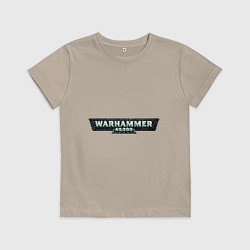 Футболка хлопковая детская Warhammer 40 000, цвет: миндальный