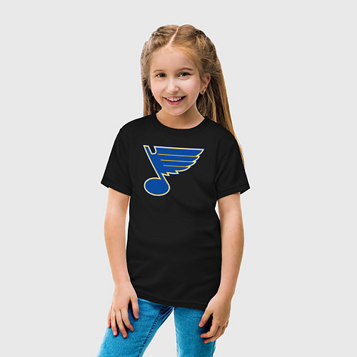 Детская футболка St Louis Blues: Tarasenko 91 / Черный – фото 4